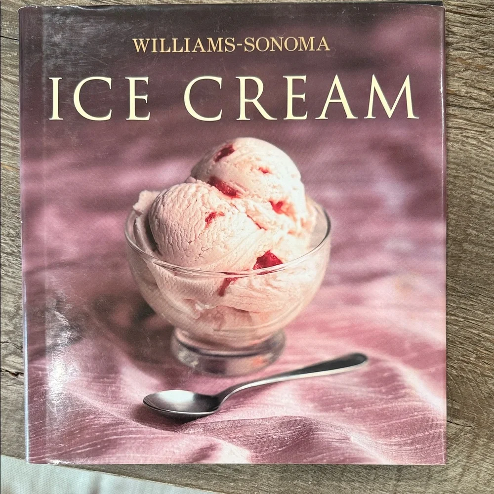 Williams Sonoma Ice Cream cookbook.